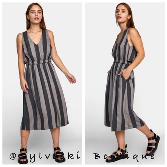 🔥RVCA MOCHA DRESS NWT - Picture 2 of 6